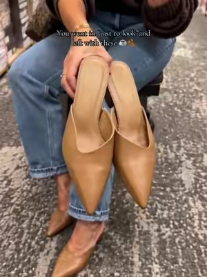 These made my jeans look 10x better #heels #fallshoes #chunkyheels #tiktokshopcreatorpicks #fallstyle 