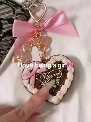 cutest functional bag charm🧸🎀✨ #bagcharm #flowerknows #coquetteaesthetic 