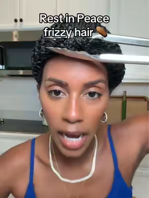 Frizz who? She no longer lives here  #frizzfree #blowout #frizzfreehair 
