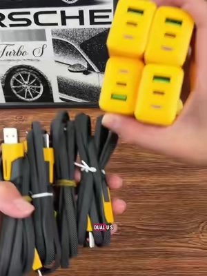 Say goodbye to cable clutter. Two chargers + two 4-in-1 cables. ⚡ #FastCharging #4in1Charger #AmazonFinds #BestValue #DealsForYouDays