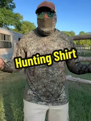 Bassdash UPF 50+ Men’s Hunting Shirts with Mask ##huntingshirt ##huntinggear ##deerhunting ##camo ##TikTokshopbacktoschool