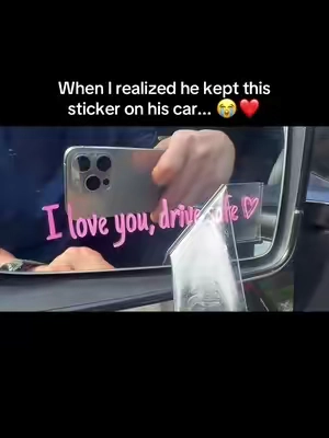 After all these years, he still reminds me that love is in the little things ❤️ #MarriageGoals #TrueLove #CoupleGift #ILoveYou #carsaccessories 