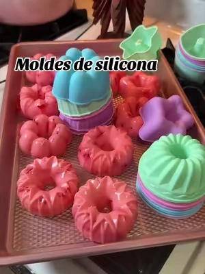 Paquete de 24 moldes de silicona para hornear, moldes de silicona con forma de calabaza para pasteles, #moldes antiadherentes para #cupcakes, bandeja elegante para postres: moldes para gelatina y #muffins.#silicona #postres 