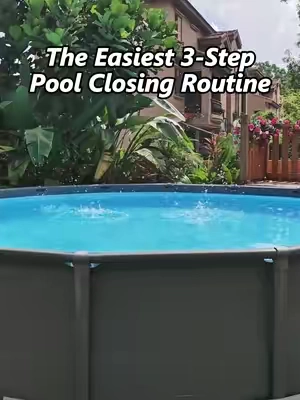 Closing your pool for winter? ❄️ This 3-piece kit makes it simple—winter balls, pool pillow, and pool cover all in one. Just follow 3 easy steps and get your pool ready for the off-season! #poolhacker #PoolClosing #TikTokshopbacktoschool #poolcover #poolpillow 