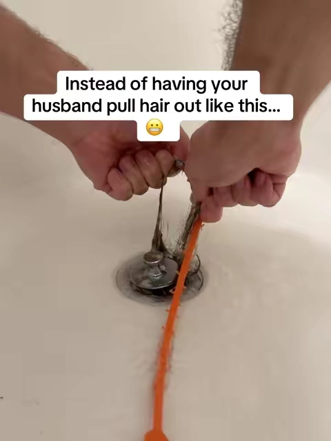 So much better & cheaper than dealing with a clogged drain 🚿🧼 #shower #showeressential #slowdrain #cloggeddrain #showerdrain 
