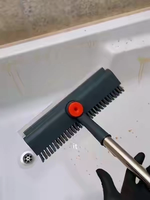 ✨ No More Awkward Positions While Scrubbing The Bathroom 🧽 This Tool Makes It Easier#bathroomtips #homecleaning #floorcare #backtoschool #fallpick 