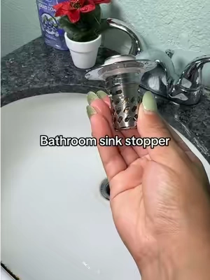 Bathroom sink stopper 