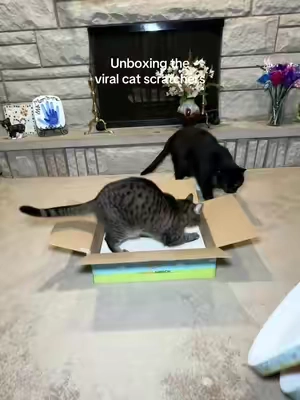 I didn’t think my cat could love anything more than the couch (RIP to my furniture 😅), but this heavy-duty cat scratcher just changed the game.  It’s like a cat scratcher, cat bed, and cat toy all in one. My little furball is obsessed with the stackable design—one minute it’s a scratching post, the next it’s a cozy lounge spot. And honestly, I love how compact and space-saving it is. Plus, the corrugated paper is super durable, so it’s holding up against all the claws.  If you’ve got a cat who loves to scratch, play, and nap (so… every cat ever), this is such a win. 🐾 #CatScratcher #CatToys #CatBed #catsoftiktok #catnails 