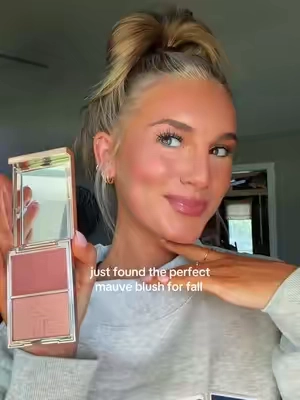 so gorgeous ✨☁️🧸 #mauveblush #patricktablush #makeup #fallmakeuplook #makeuptips @Patrick Ta Beauty 