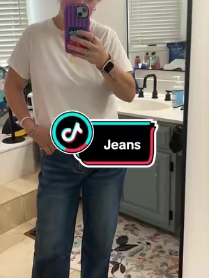 Petite girls, THIS is the jeans hack 👖🙌 Cropped jeans = regular length jeans when you’re short 😂 No hemming, no bunching at the ankles, no rolling them up 3 times. Just an actually cute length straight out of the package. If regular jeans are always too long on you, start shopping the cropped section!@Flamingals  #PetiteFashion #PetiteStyle #PetiteJeans #PetiteGirlStyle #JeansHack