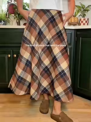 #falloutfits #fallclothes #fallskirt #plaidskirt #womensclothing 