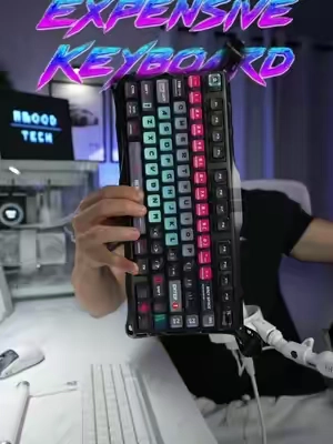 Most expensive keyboard by Gravastar - V75 Pro #keyboard #gamingkeyboard #expensive  #v75pro #gravastar