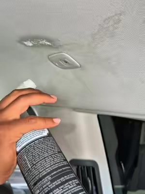 Limpiador para alfombra del techo del carro limpiador de piel al ciento el carro #limpiador #buenos #baratos #en #TikTok 