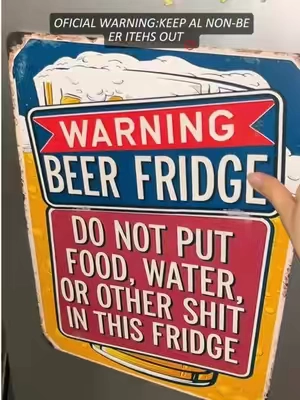 Official Warning: Keep All Non-Be er Items Out🚫🚫#tiktokshop #warning⚠️ #food 