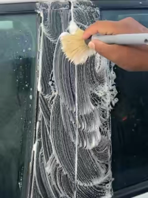Make your trim look new fast and easy with Nonsense Super Cleaner & VRP! #ChemicalGuys #CarDetailing #beforeafter #DetailingLife #ShinyCar
