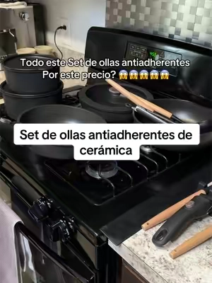 Astercook 22-Piece Ceramic Nonstick Pots and Pans Set 🍳✨ Este set está demasiado completo 😍 Ollas y sartenes con revestimiento cerámico antiadherente, mangos removibles y un diseño que hace que guardarlas sea muchísimo más fácil. #tiktokshopcreatorpicks #tiktokshopblackfridaysale #setdeollas #ollasdeceramica #tiktokshopsummersalesale   