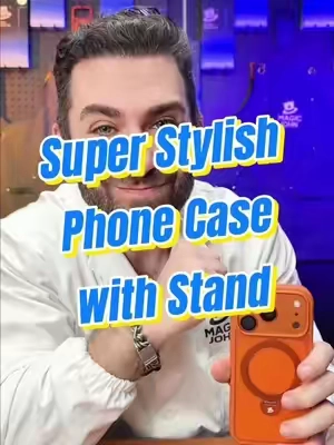 A three-in-one phone case with a kick stand, magnetic attraction and drop resistance, a great tool for watching TV series and working! #MAGICJOHN #losangeles #foryoupage❤️❤️ #phonecase 