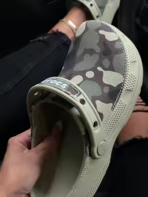Camo @Crocs clogs!! #CROCS  #TikTokshopbacktoschool 