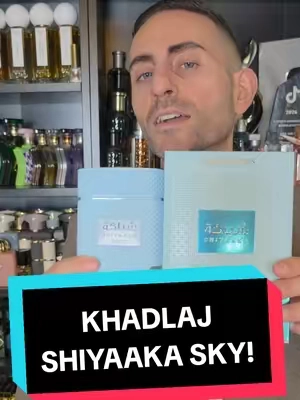 Khadlaj Shiyaaka Sky perfume review! #fragrance #fragrancetok #fragrancetiktok #perfumetok #redolessence 