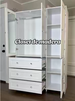 Respuesta a @𝔼𝕝𝕤𝕪 𝔸𝕪𝕒𝕝𝕒 closet grande de madera@VOWNER #paratiii #TikTokshopbacktoschool #closet #closetorganization #armario 