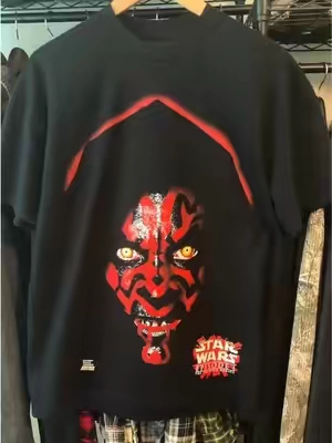 front and back designs are so fire 🔥 #darthmaul #fashion #starwars #shirt #outfit