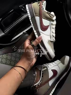 GRAB THEM UP 🤎 @Fly Kicks #flykicks #nikedunk #fallsneakers #TikTokshopbacktoschool #fallvibes 