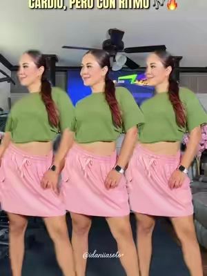 CARDIO, PERO CON RITMO 🎶🔥 Una forma divertida de poner todo el cuerpo en movimiento mientras disfruta la música. Y esta faldita fue perfecta para hacerlo: su shortcito no se subió ni se enrolló para nada. ¡Cómoda, bonita y un millón de 10! 😍✨  #cardio #skirt #motivation #BackToSchool #Fitness 