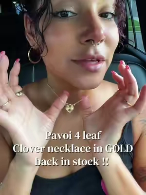 @PAVOI  #pavoi #pavoijewelry #TikTokshopbacktoschool #4leafclovernecklace #tiktokshopsummersale 