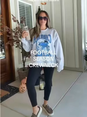 game day, but make it fall 🏈🍂 this vintage football helmet crewneck is the easiest throw-on for football season, tailgates, cool fall weekends, and casual game day outfits. #gamedayoutfit #footballseason #fallfashioninspo #footballsweatshirt #football @PartyOnShop  
