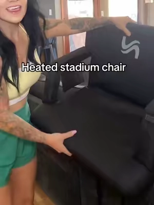 Every sports parent must have during the winter #StadiumChair #HeatedChair #Stadiumheatedchair #sportsparents 