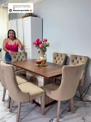 Respuesta a @Jennyfer Luna - UGC Creator 🎀 #dinningtable  #table #comedor #tiktokshopcreatorpicks #homefinds 