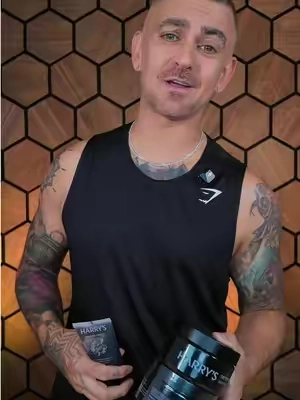 Keep your tattoos looking hydrated and vibrant with Harry’s Tattoo Frost #tattooaftercare #harrystattoofrost 