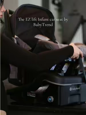 Such a convenient car seat using the base EZ lift car seat by BabyTrend. #newborn #babysafety #carseat