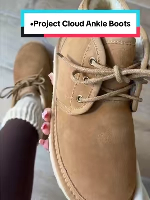 Project Cloud Women's | 100% Genuine Suede Ankle Boots | Memory Foam | Lightweight | Non-Slip - Julee #projectcloud #ankleboots #winterboots #TikTokshopbacktoschool #BackToSchool 