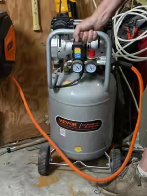Power your projects with the VEVOR 13-Gallon Air Compressor—built for performance, efficiency, and ultra-quiet operation. Featuring a 2HP motor, 4.6 SCFM@90 PSI, and max 125 PSI, it delivers fast air buildup in under 3 minutes. The oil-free design runs at just 66dB for low-noise, maintenance-free use. Perfect for tire inflation, spray painting, woodworking, and auto repair. Portable, powerful, and ready for any job. #AirCompressor #VEVOR #PowerTools #GarageSetup #DIYProjects #AutoRepair #Woodworking #SprayPainting #ToolUpgrade #WorkshopTools #TikTokShopCreatorPicks