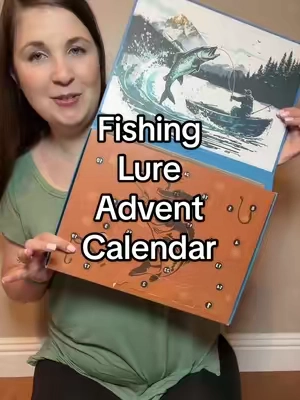 24 days of fishing lures advent calendar! 🎣 #adventcalendar #fishinggift #fishingadventcalendar 