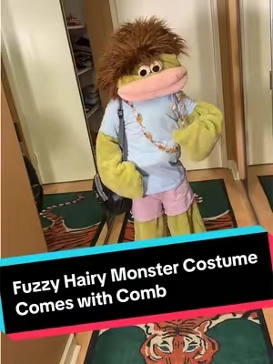 Fuzzy hairy monster costume Onsie #costume #cosplay #halloween #monster #onsie 