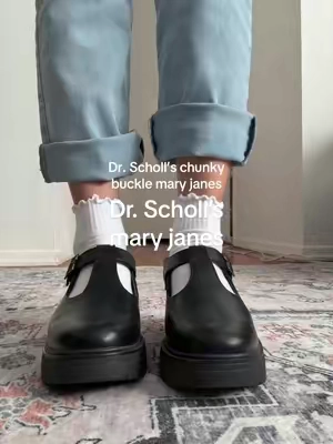 Lightweight chunky mary janes 🖤 @Dr. Scholl’s Shoes #drscholls #maryjaneshoes #fallshoes #cuteshoes #fallstyle 