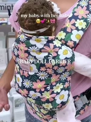let this stage last forever ✨🥹🎀 #babycarrier #rebornbabydoll #babydollcarrier #kidsbabydollcarrier #dollcarrier 