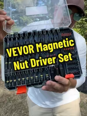 VEVOR 80-Piece High Quality Hardware Magnetic Nut Driver Set ##nutdriverset ##vevor ##toolset ##TikTokshopbacktoschool ##TikTokShopCreatorPicks