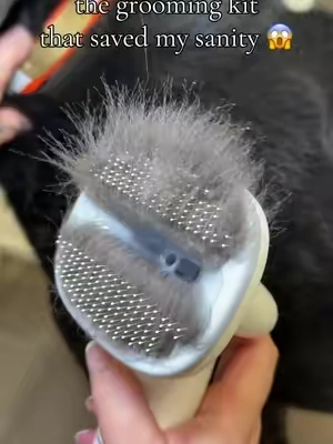 rating : 10/10 🌟  this vacuuming hair brush is a true game changer for my household. 😍 I will not miss seeing hair clumps all over the place! 😅 #doggrooming #dogbrush #groomingtips #doghair #doghairremoval 