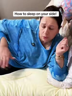 This body pillow by Mellow finally lets us sleep on our side and not wake up in pain!  ##sidesleeper##bodypillow##genx##sleepbetter##tiktokshopcreatorpicks@@Mellow Sleep