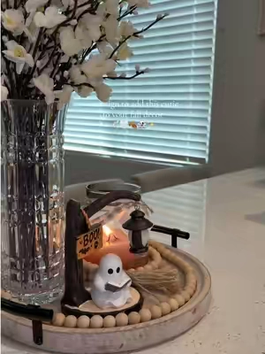 lil dude is so cute 👻💫 #falldecor #halloween #decor #homedecor #halloweendecor 