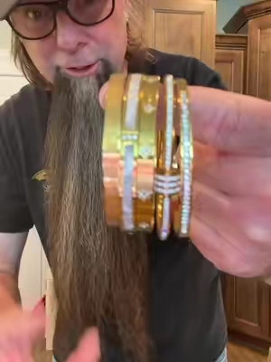 #ad upgrade your everyday look with this five piece steel stackable jewelry set. Engineered for high durability and long lasting shine. This versatile set gives you five unique designs to mix match jewelry your teenager can stack for a back to school outfit. Stackable women’s affordable fashionable bangle bracelets. ##bangle##bracelet##stackablebracelets##tiktokbacktoschool 