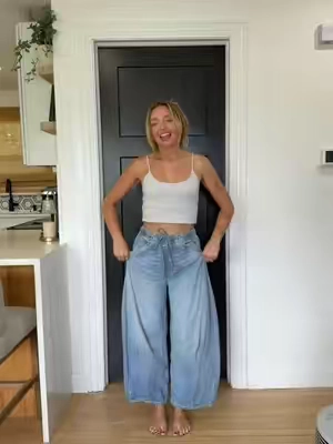 The comfiest jeans 👖 #gap #jeans #gapjeans #denim #fashiontiktok 