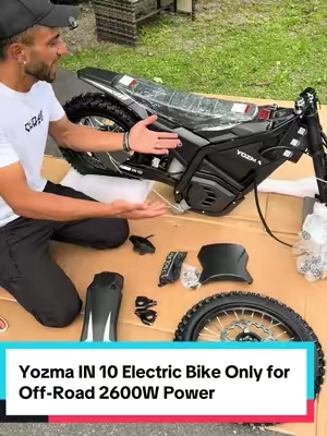 Yozma IN 10 Electric Bike Only for Off-Road 2600W Power 48V 23.4Ah Lithium-ion Battery 53 Miles Rang For Teens & Adults e bike #TikTokshopbacktoschool #ebike #paratiiiiiiiiiiiiiiiiiiiiiiiiiiiiiii #electricbike #motoelectrica 