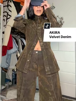I’m ready to kill it this fall🔥 @AKIRA #akira #shopakira #fallfashiontrends #velvetdenim 