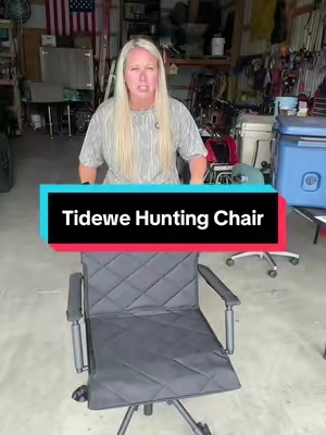 TIDEWE hunting chair @tideweofficial #huntinggear #deerseason #huntingseason #huntingtiktok #deerhunting 