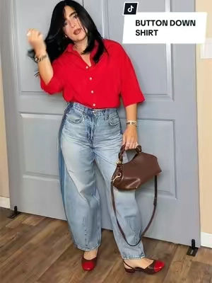 Oversized Button Down Shirt #buttondown #shirt 