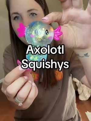 4 pack of axolotl squishys with the best texture!! #joyin #axolotlsquishy #sugarsquishy #slowrisesquishy 